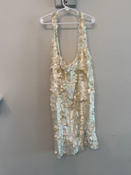 Lovers + Friends Dresses & Skirts - Lovers + Friends Ivory Sequin Tank Top